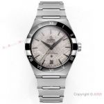 Swiss Omega new 2024 Constellation 41 mm Ceramic Bezel Meteorite Dial Full Steel Watch